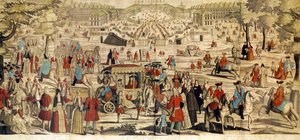 Vue de Versailles - French School